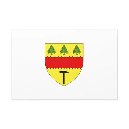 Flag of Chibougamau Canada - Canvas Wall Art - The Sticker Space