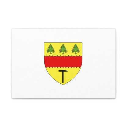 Flag of Chibougamau Canada - Canvas Wall Art - The Sticker Space