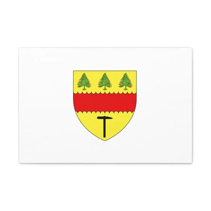 Flag of Chibougamau Canada - Canvas Wall Art - The Sticker Space