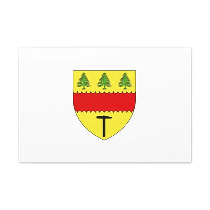 Flag of Chibougamau Canada - Canvas Wall Art - The Sticker Space