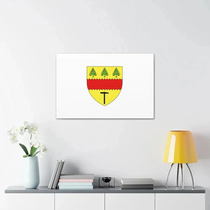 Flag of Chibougamau Canada - Canvas Wall Art - The Sticker Space