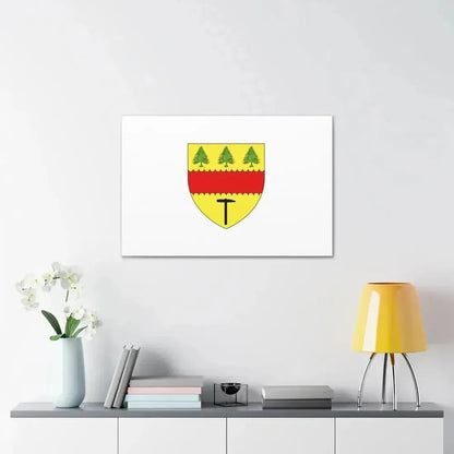 Flag of Chibougamau Canada - Canvas Wall Art - The Sticker Space