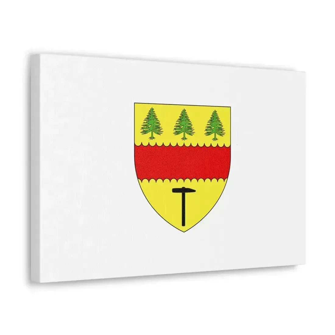 Flag of Chibougamau Canada - Canvas Wall Art - The Sticker Space
