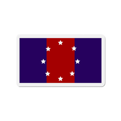 Flag of Chicago Heights Illinois - Die-Cut Magnet-2" x 2"-The Sticker Space