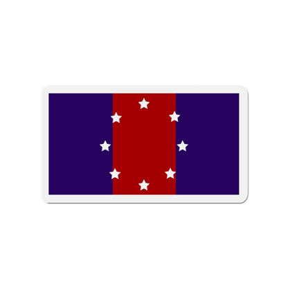 Flag of Chicago Heights Illinois - Die-Cut Magnet-3" x 3"-The Sticker Space