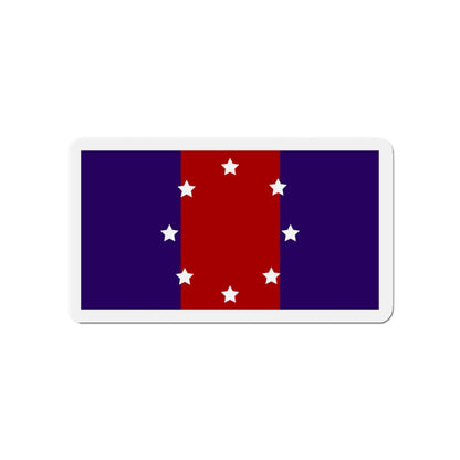 Flag of Chicago Heights Illinois - Die-Cut Magnet-4" x 4"-The Sticker Space