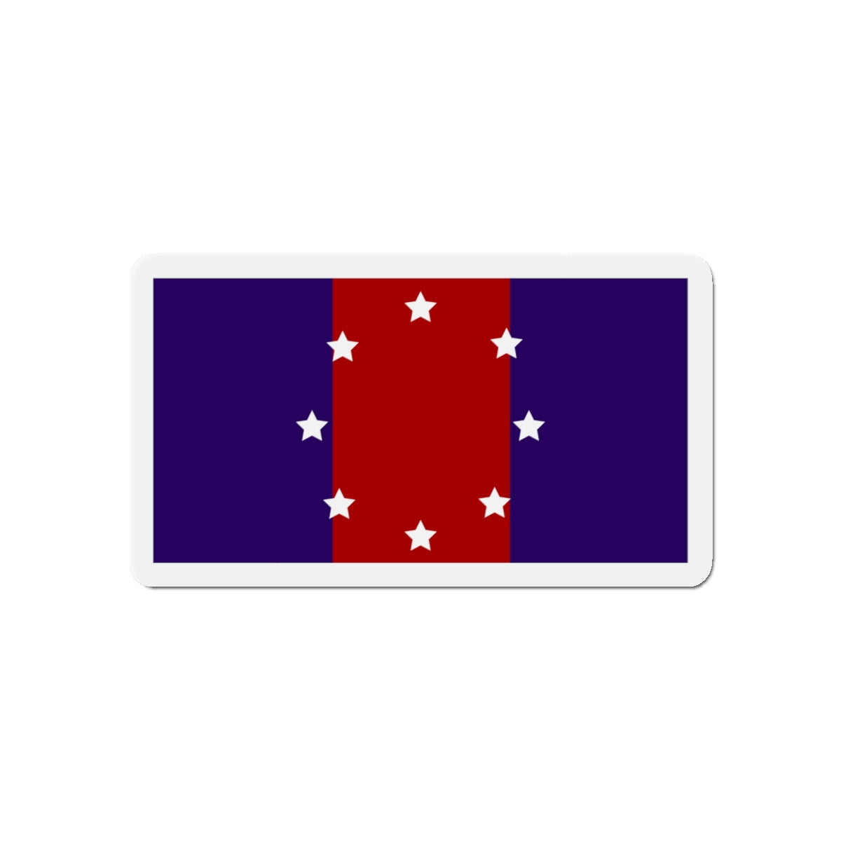 Flag of Chicago Heights Illinois - Die-Cut Magnet-5" x 5"-The Sticker Space