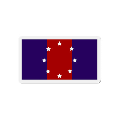 Flag of Chicago Heights Illinois - Die-Cut Magnet-5" x 5"-The Sticker Space