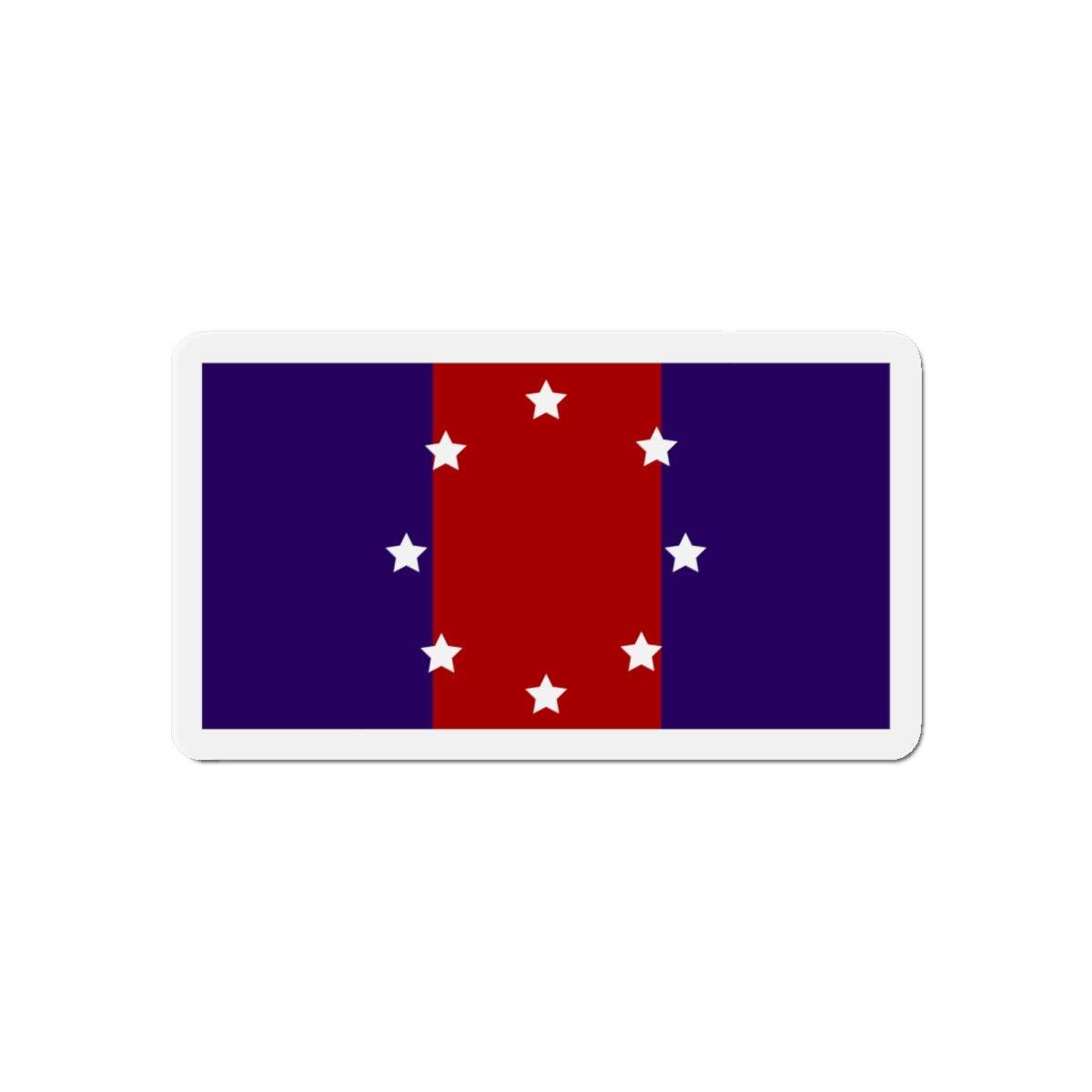 Flag of Chicago Heights Illinois - Die-Cut Magnet-6 × 6"-The Sticker Space