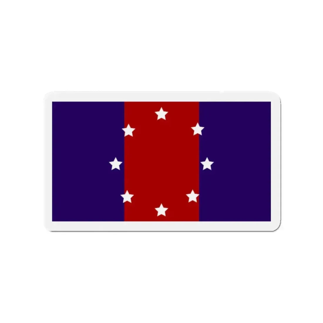 Flag of Chicago Heights Illinois - Refrigerator Magnet 2 Inch - The Sticker Space