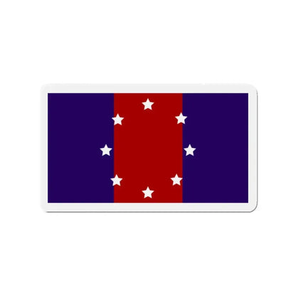 Flag of Chicago Heights Illinois - Refrigerator Magnet 2 Inch - The Sticker Space