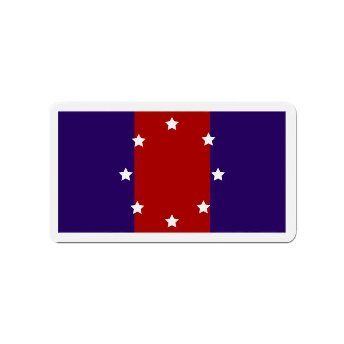Flag of Chicago Heights Illinois - Refrigerator Magnet 3 Inch - The Sticker Space
