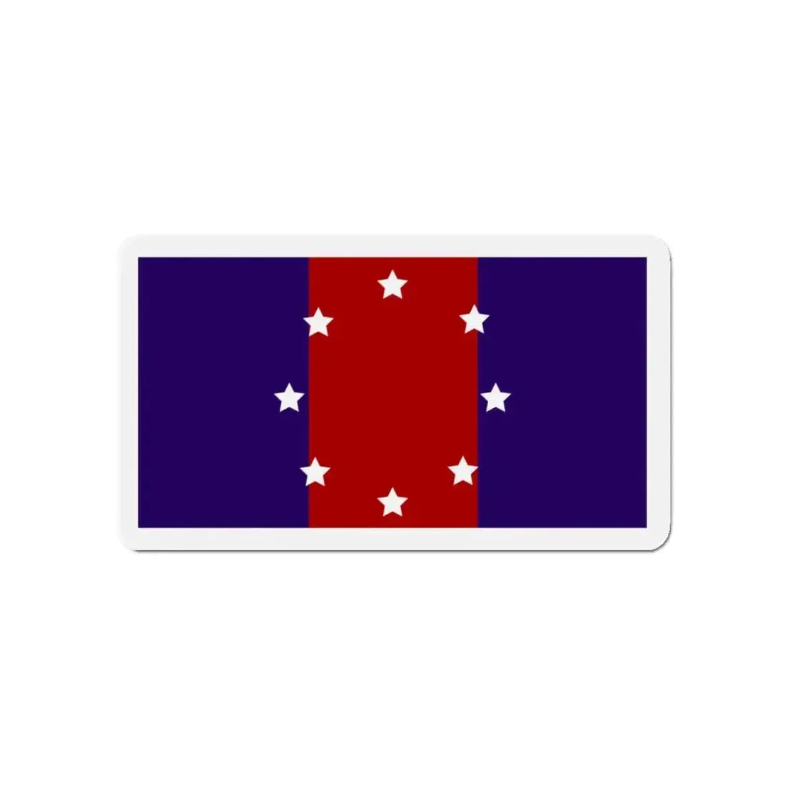 Flag of Chicago Heights Illinois - Refrigerator Magnet 4 Inch - The Sticker Space