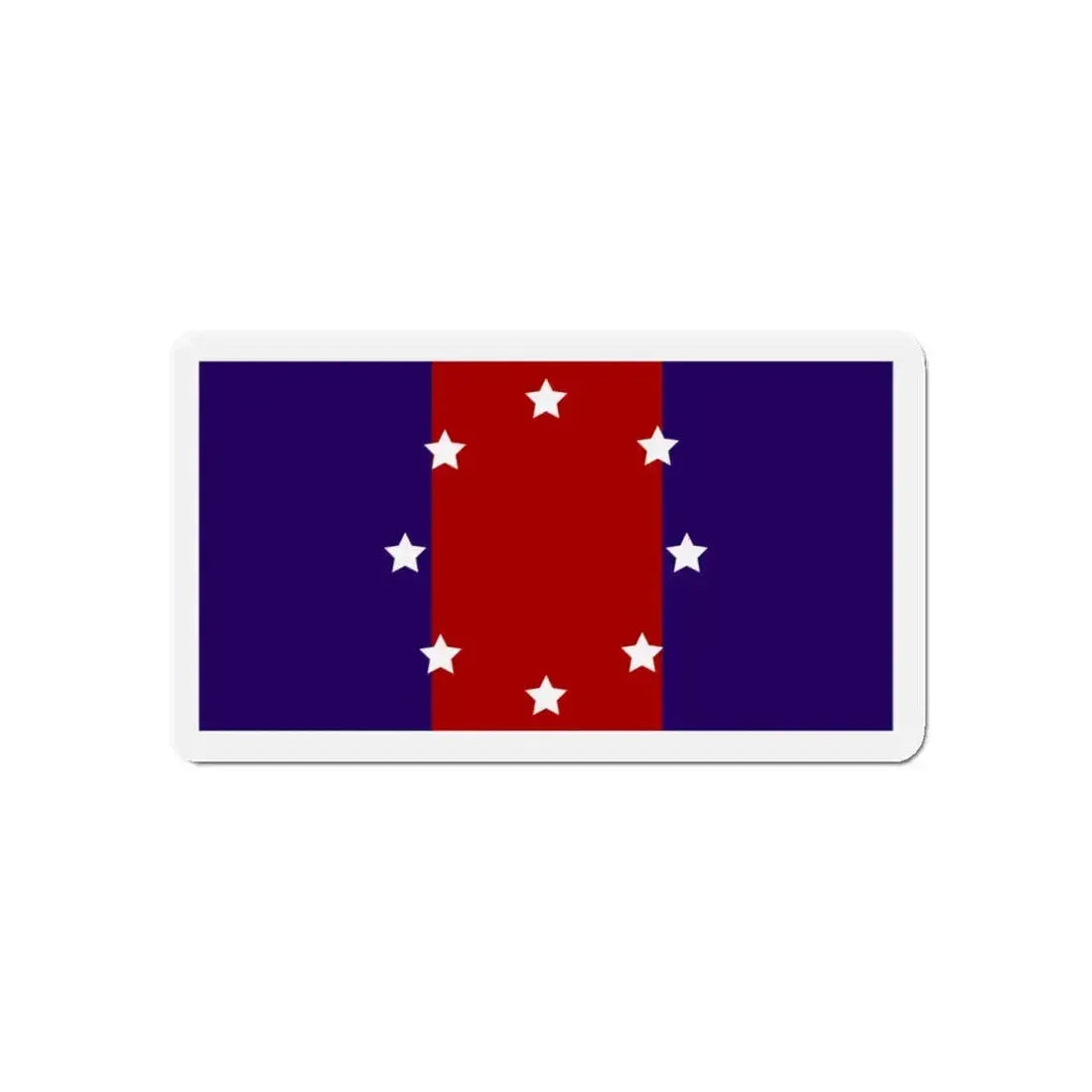 Flag of Chicago Heights Illinois - Refrigerator Magnet 5 Inch - The Sticker Space