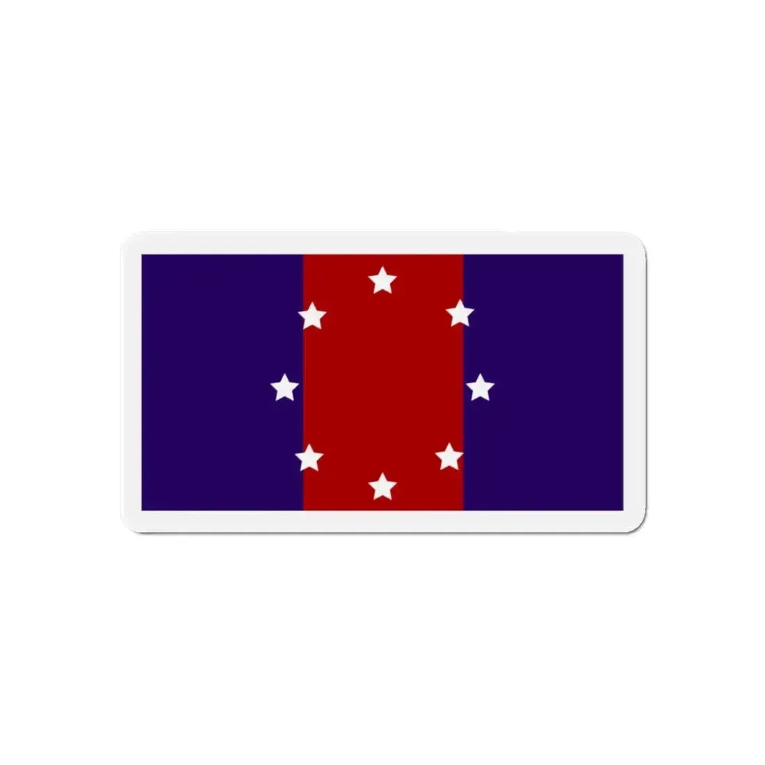 Flag of Chicago Heights Illinois - Refrigerator Magnet 6 Inch - The Sticker Space