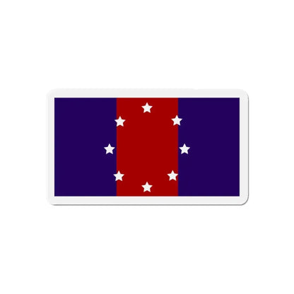 Flag of Chicago Heights Illinois - Refrigerator Magnet 6 Inch - The Sticker Space