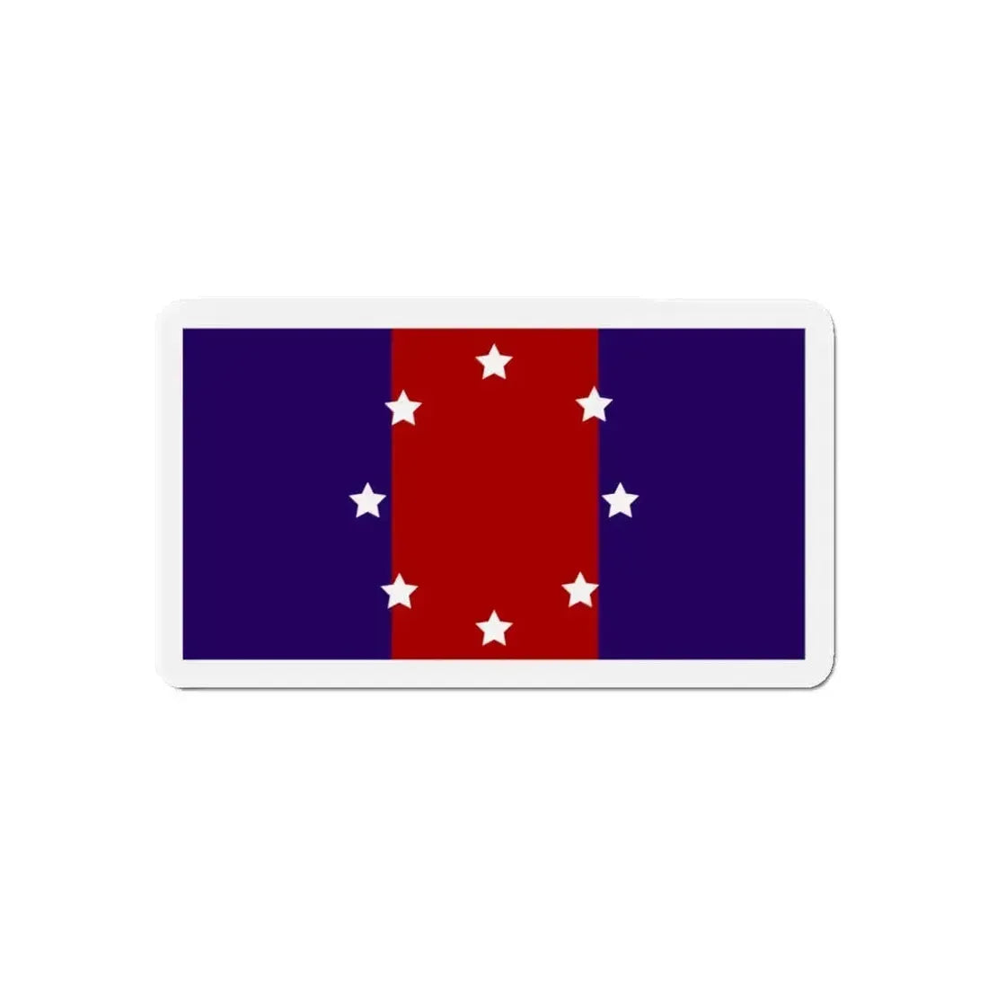 Flag of Chicago Heights Illinois - Refrigerator Magnet - The Sticker Space