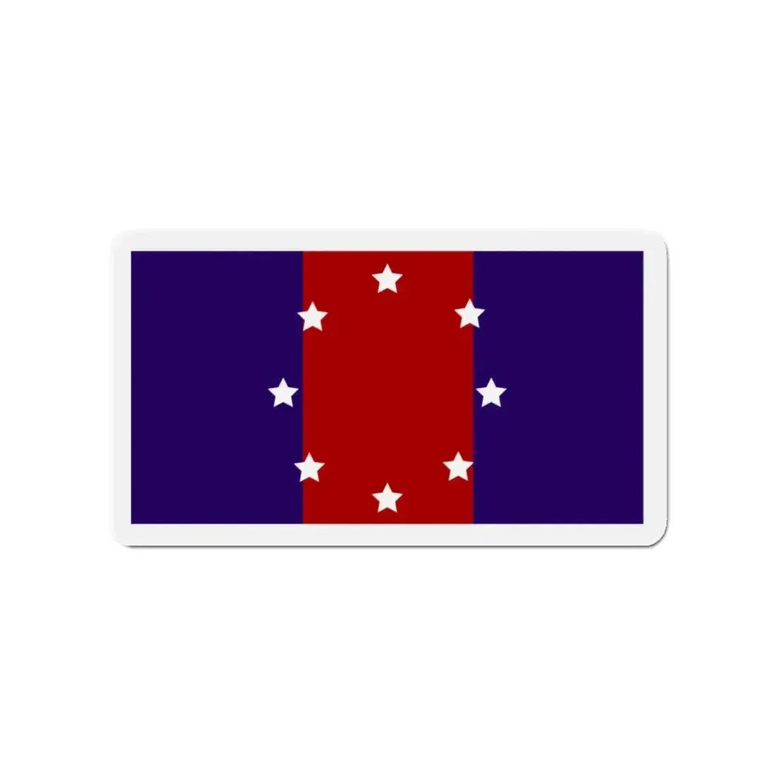 Flag of Chicago Heights Illinois - Refrigerator Magnet - The Sticker Space