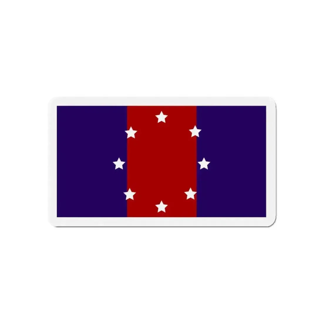 Flag of Chicago Heights Illinois - Refrigerator Magnet - The Sticker Space