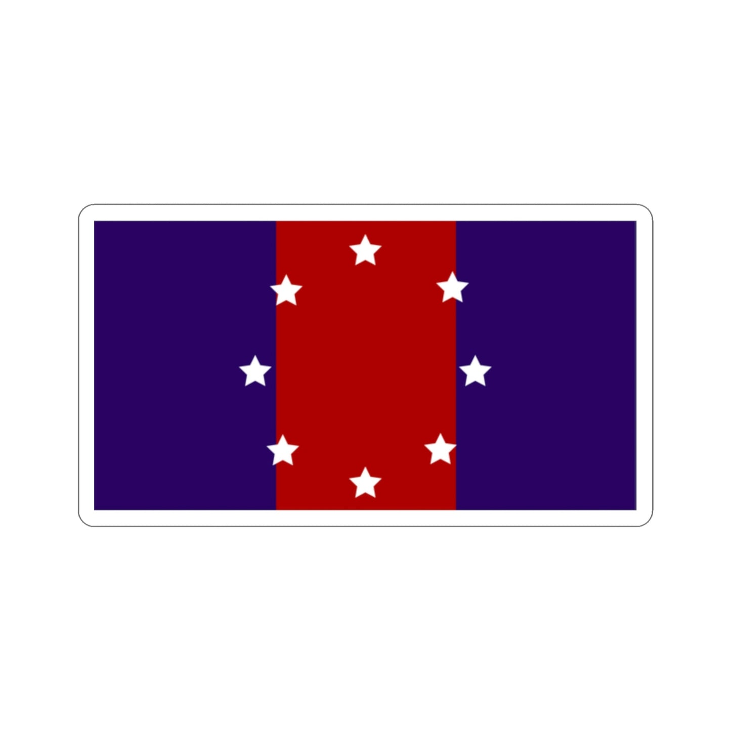 Flag of Chicago Heights Illinois USA STICKER Vinyl Die-Cut Decal-2 Inch-The Sticker Space