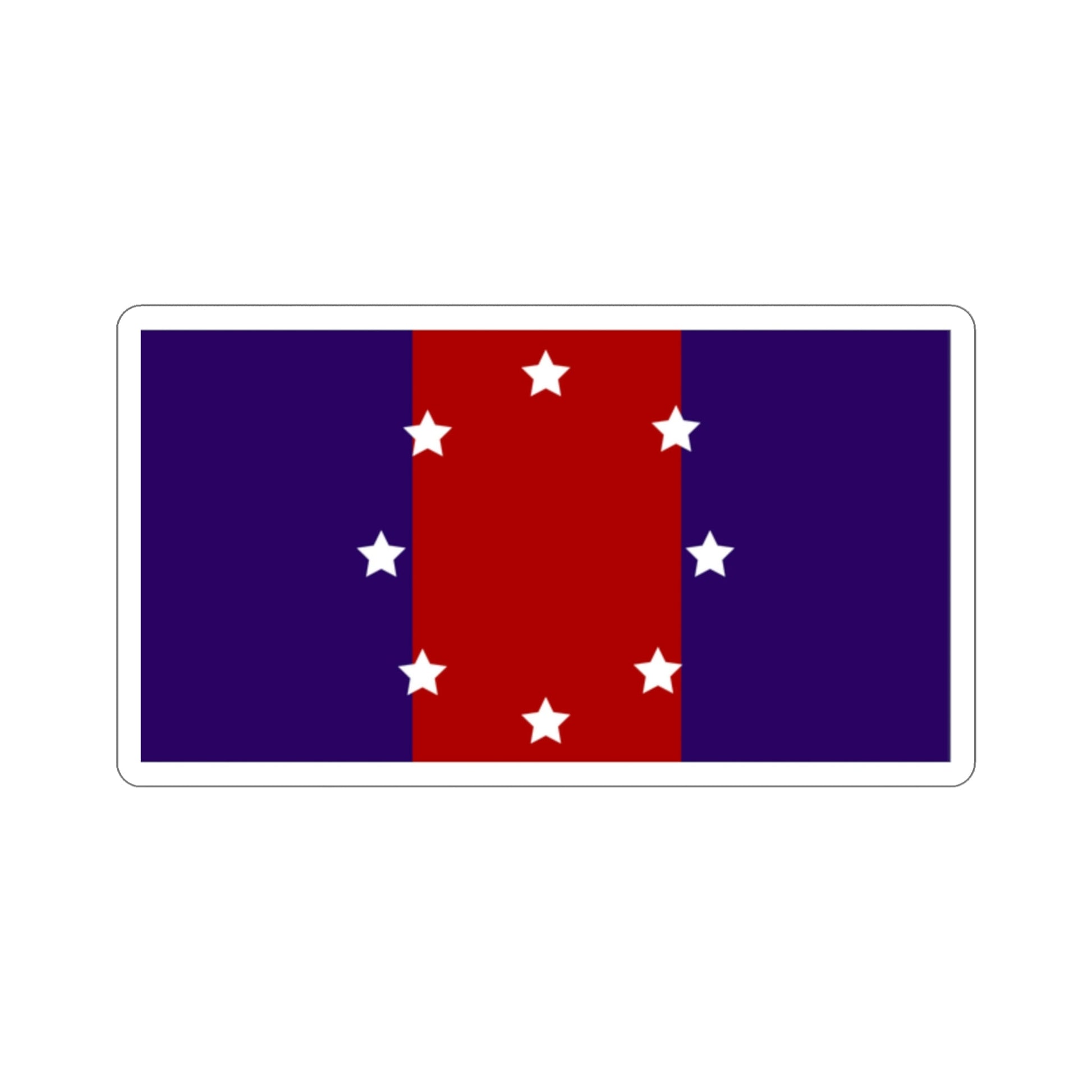 Flag of Chicago Heights Illinois USA STICKER Vinyl Die-Cut Decal-2 Inch-The Sticker Space