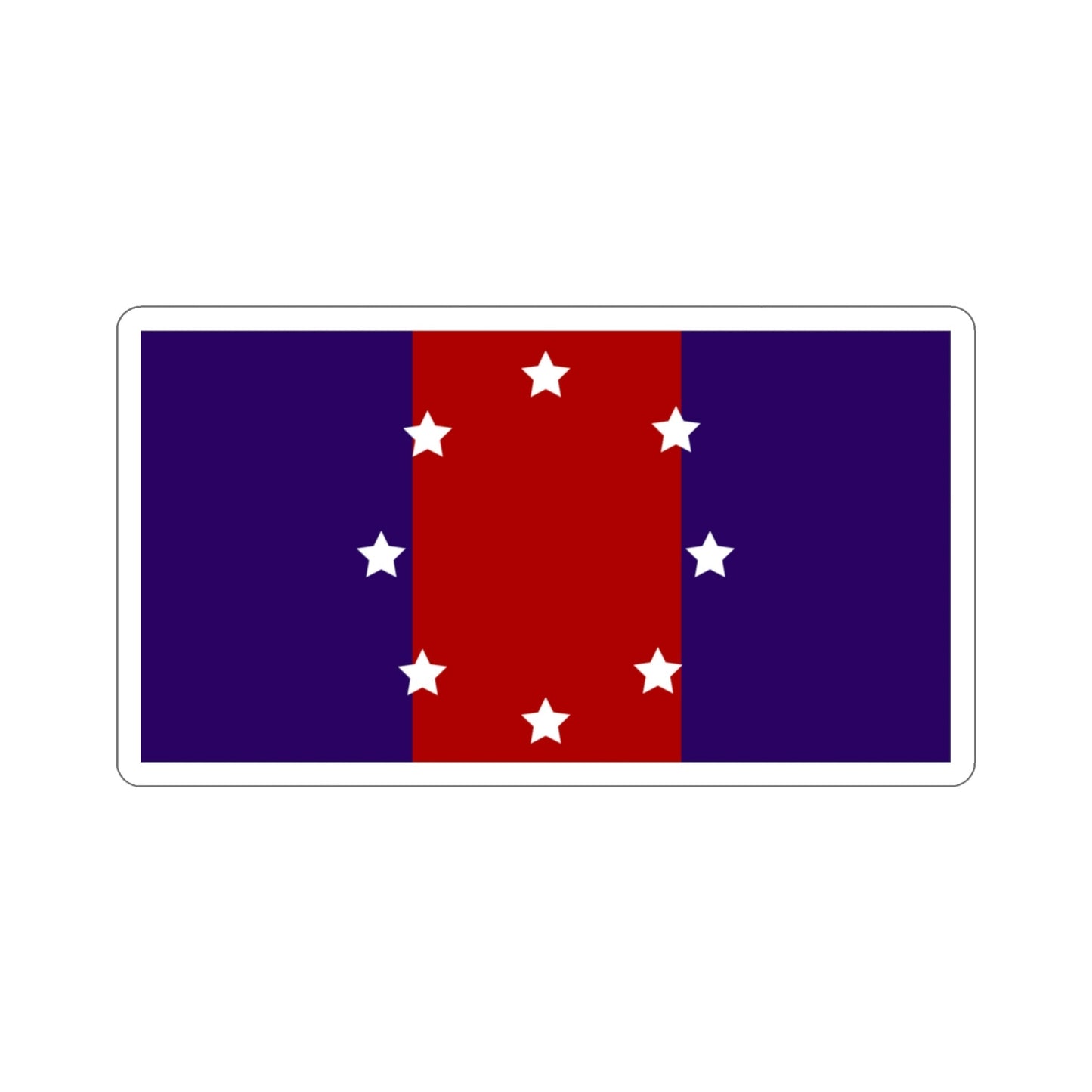 Flag of Chicago Heights Illinois USA STICKER Vinyl Die-Cut Decal-3 Inch-The Sticker Space