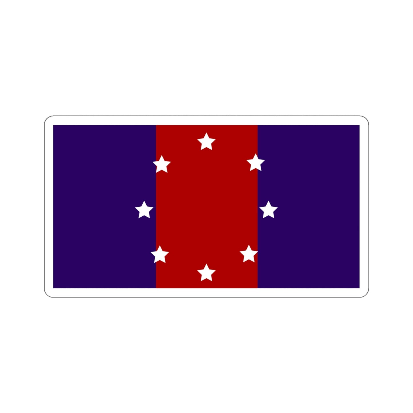 Flag of Chicago Heights Illinois USA STICKER Vinyl Die-Cut Decal-4 Inch-The Sticker Space