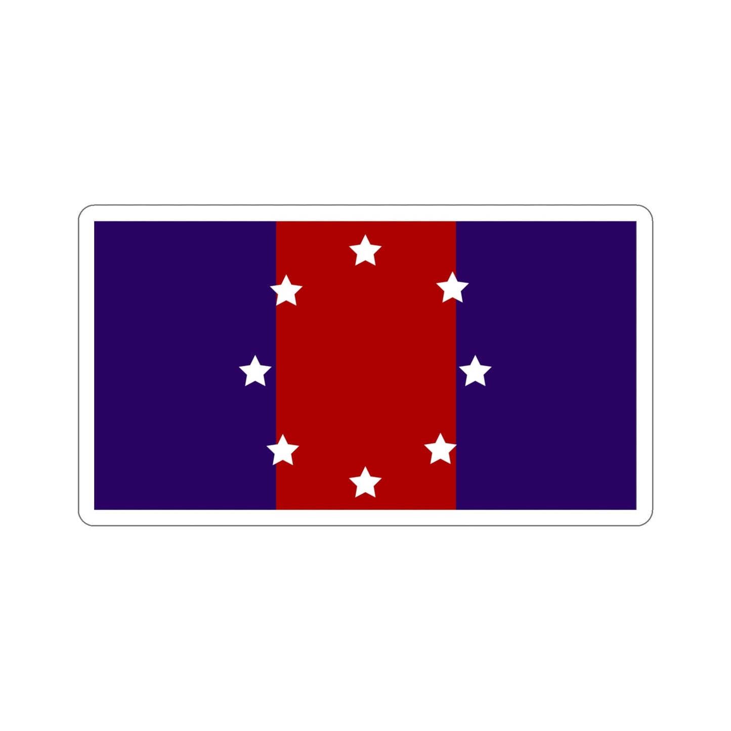 Flag of Chicago Heights Illinois USA STICKER Vinyl Die-Cut Decal-5 Inch-The Sticker Space