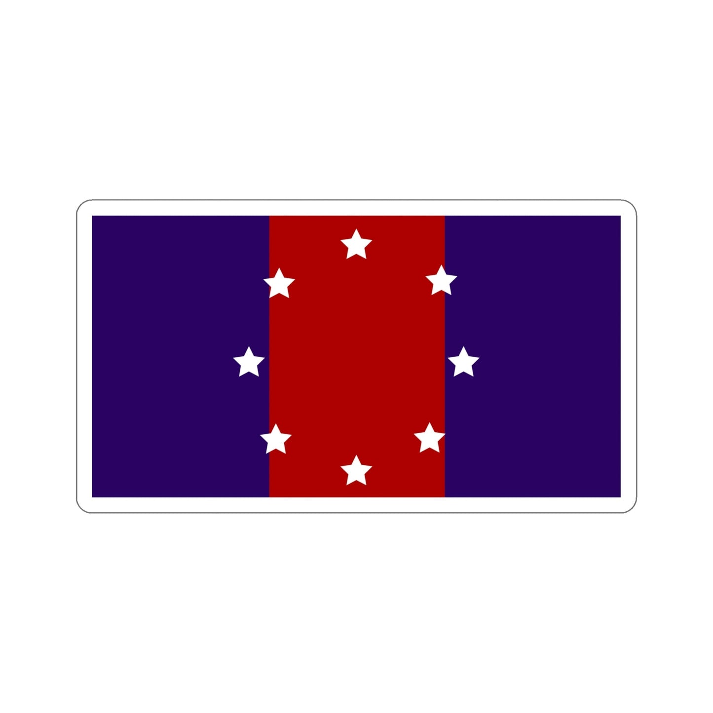 Flag of Chicago Heights Illinois USA STICKER Vinyl Die-Cut Decal-6 Inch-The Sticker Space