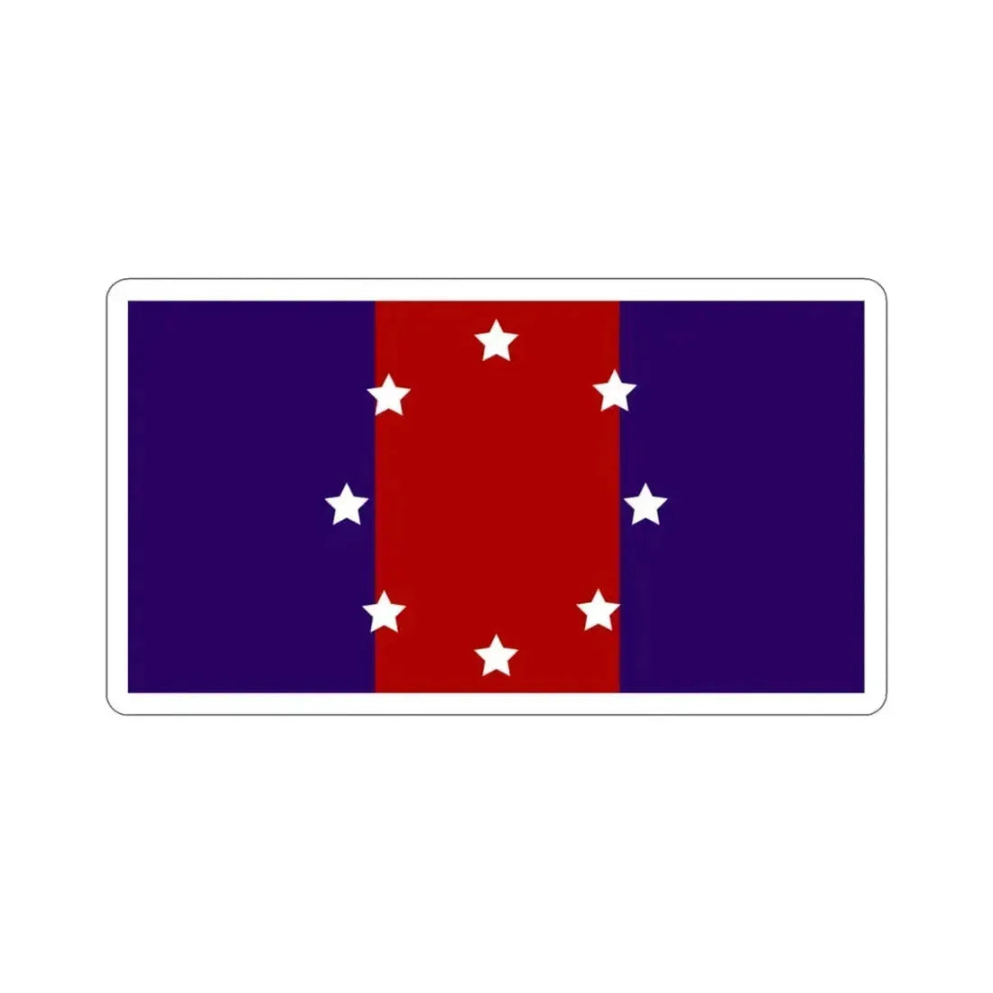 Flag of Chicago Heights Illinois USA STICKER Vinyl Die-Cut Decal - The Sticker Space