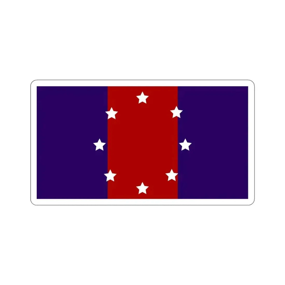 Flag of Chicago Heights Illinois USA STICKER Vinyl Die-Cut Decal - The Sticker Space