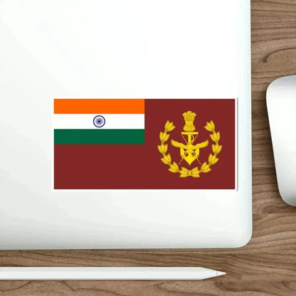 Flag of Chief of Defence Staff (India) STICKER Vinyl Die-Cut Decal - The Sticker Space