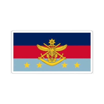 Flag of Chief of the Defence Force Australia (Australia) STICKER Vinyl Kiss-Cut Decal 4 Inch White - The Sticker Space