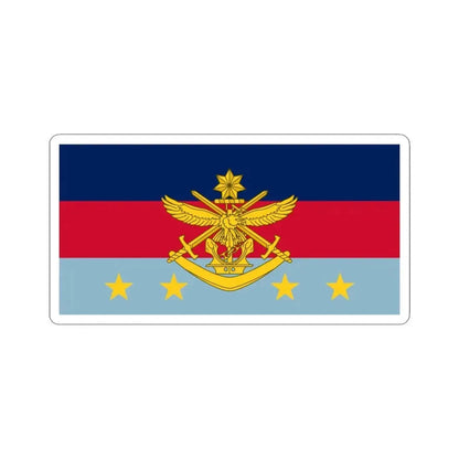 Flag of Chief of the Defence Force Australia (Australia) STICKER Vinyl Kiss-Cut Decal 6 Inch White - The Sticker Space