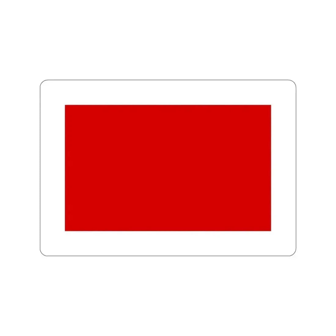 Flag of Chieti Italy STICKER Vinyl Die-Cut Decal 6 Inch - The Sticker Space