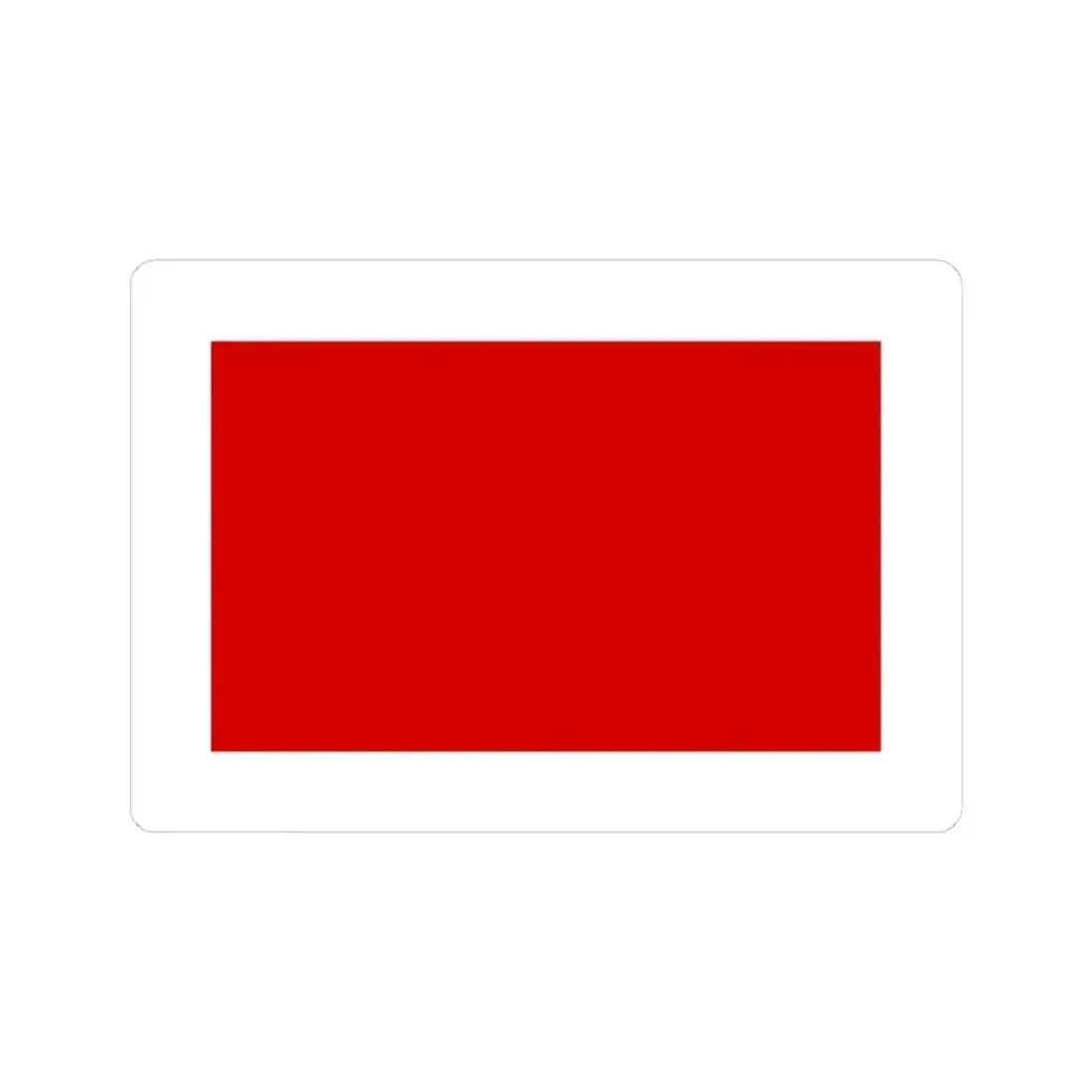 Flag of Chieti Italy - STICKER Vinyl Kiss-Cut Decal 4 Inch White - The Sticker Space