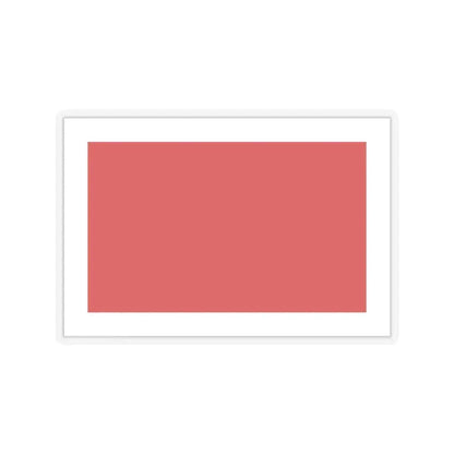 Flag of Chieti Italy - STICKER Vinyl Kiss-Cut Decal 6 Inch Transparent - The Sticker Space