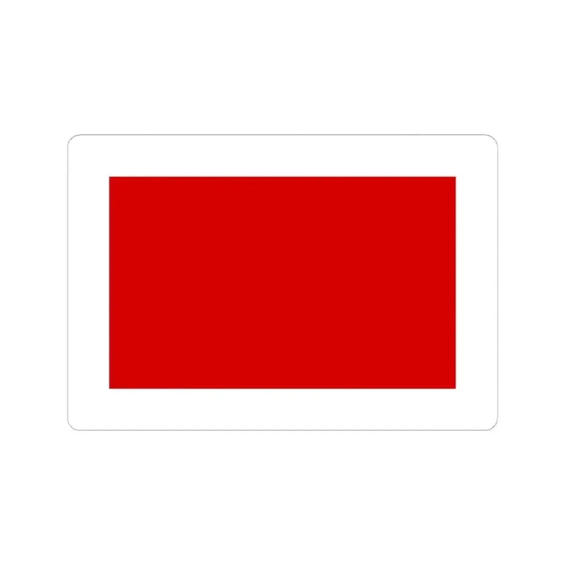 Flag of Chieti Italy - STICKER Vinyl Kiss-Cut Decal 6 Inch White - The Sticker Space