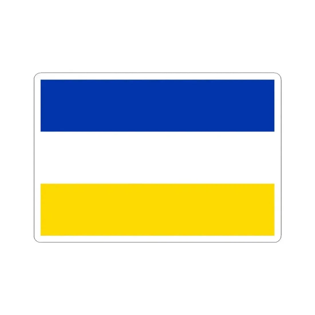 Flag of Chile 1812-1814 (Chile) STICKER Vinyl Kiss-Cut Decal 3 Inch White - The Sticker Space