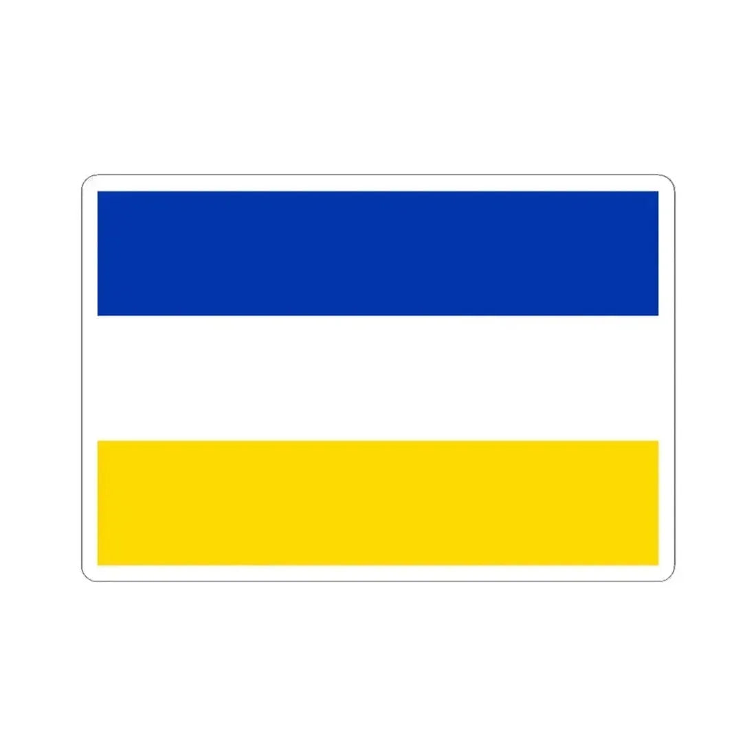 Flag of Chile 1812-1814 (Chile) STICKER Vinyl Kiss-Cut Decal 4 Inch White - The Sticker Space