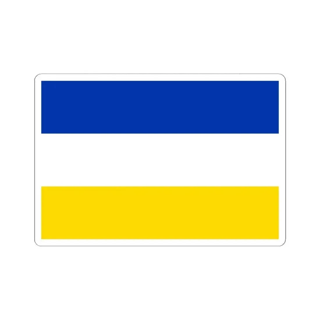 Flag of Chile 1812-1814 (Chile) STICKER Vinyl Kiss-Cut Decal 6 Inch White - The Sticker Space