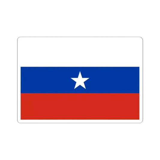 Flag of Chile 1817 2nd (Chile) STICKER Vinyl Kiss-Cut Decal 2 Inch White - The Sticker Space
