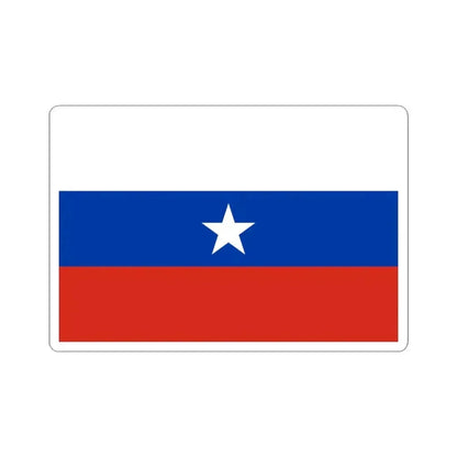 Flag of Chile 1817 2nd (Chile) STICKER Vinyl Kiss-Cut Decal 3 Inch White - The Sticker Space