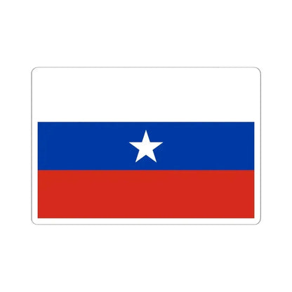 Flag of Chile 1817 2nd (Chile) STICKER Vinyl Kiss-Cut Decal 6 Inch White - The Sticker Space
