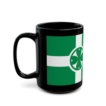 Flag of Chilliwack Canada - Black Coffee Mug-The Sticker Space