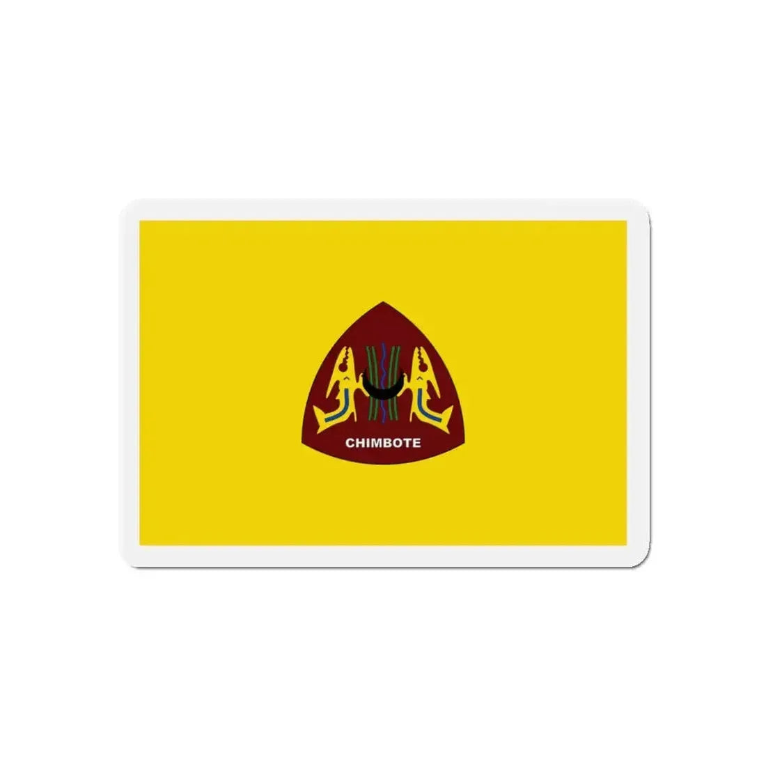 Flag of Chimbote the largest city in the Ancash Region Peru - Refrigerator Magnet 5 Inch - The Sticker Space