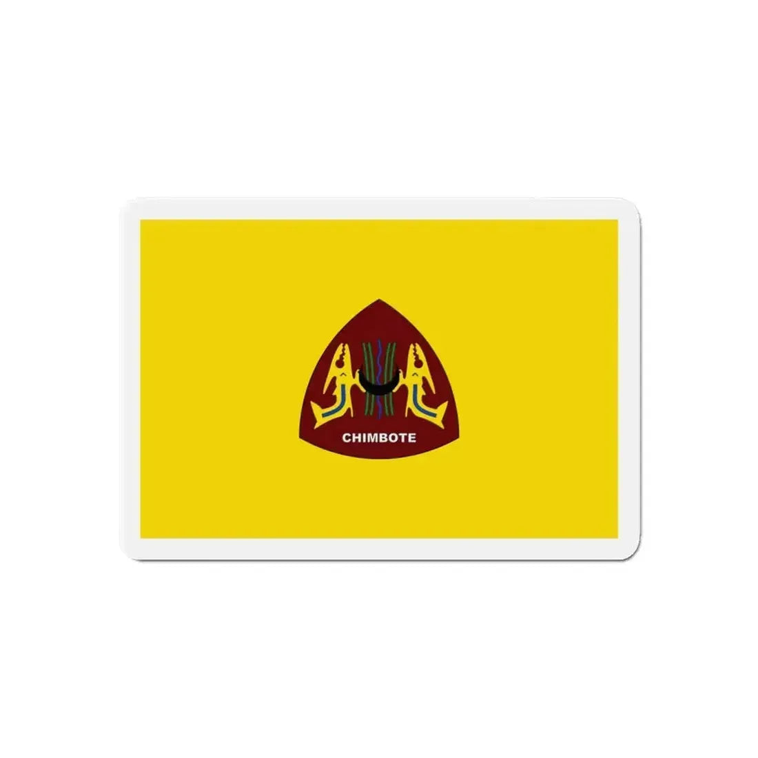 Flag of Chimbote the largest city in the Ancash Region Peru - Refrigerator Magnet - The Sticker Space