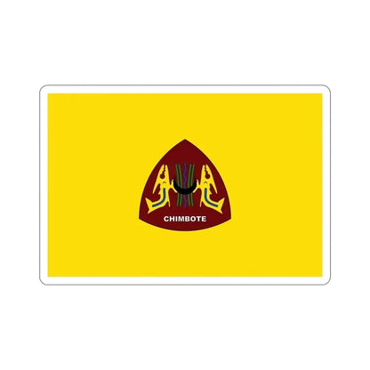 Flag of Chimbote the largest city in the Ancash Region Peru STICKER Vinyl Die-Cut Decal - The Sticker Space