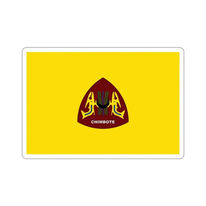 Flag of Chimbote the largest city in the Ancash Region Peru STICKER Vinyl Die-Cut Decal - The Sticker Space