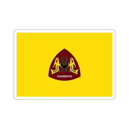 Flag of Chimbote the largest city in the Ancash Region Peru STICKER Vinyl Die-Cut Decal - The Sticker Space